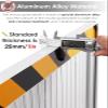 Metal Door Draft Stopper, 1 3 5 7 9 11 13 15 feet Home Doors Rodent Proof, Aluminum Alloy Blocker Keep Rodent Away, Rat Protection Barrier Prevention Anti Mouse Control Baffle, Silver ( Color : H 50CM view 3