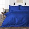 1017 TC New Egyptian Cotton 4 PC Sheet Set Stripe & US Twin, Royal Blue_Queen view 2