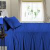 1017 TC New Egyptian Cotton 4 PC Sheet Set Stripe & US Twin, Royal Blue_Queen view 3