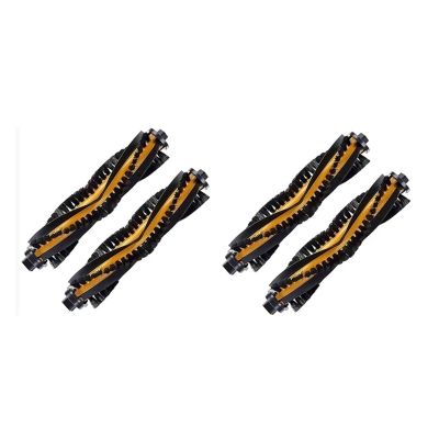 TELoni Vacuum Cleaner 4Pcs Rolling Main Brushes Replacement Accessory Parts. Compatible for ECOVACS DEEBOT N79, N79S, DN622, DN620, 500, Robotic Vacuum Cleaner, jitao0