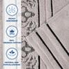 BNM Cotton Bath Sheet Set, Zero Twist, Oversized Large Absorbent Body Towels, Luxury Soft Drying, Shower, Spa, Hotel, Pool, Guest Bathroom, Home Essentials, Assorted Floral Set of 2, Platinum view 3