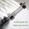 Top-mounted telescopic clothes hanger, Extendable Clothes Hanger, Upgraded dual guide rails, Divider bead design, Load 25kg(20in/510mm) view 4