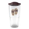 Tervis Sandy Slides Made in USA Double Walled Insulated Tumbler Travel Cup Keeps Drinks Cold & Hot, 24oz, Brown view 1
