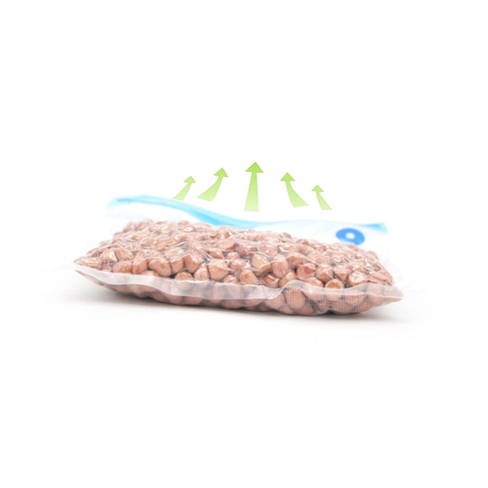 Cabilock Food Storage Bag 12pcs Vacuum Seal Bags Pump Reusable for Sealing Sturdy Material