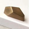 Gold Bronze Cabinet Pull Handle Knob Drawer Pull Handles Geometric Knob Handle Dresser Knobs Pulls Kitchen Handles Hardware 32 64 128 192 mm Centers /C-C: 1.25" ) ( Size : L:2.1" (55 mm)/C-C: 1.25" (3 view 3