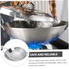 BESPORTBLE 2pcs Stainless Steel Stir-fry Pans Removable Handle Cookware Korean Pot Ramen Pot Easy Clean Kitchen Cooking Tool view 3