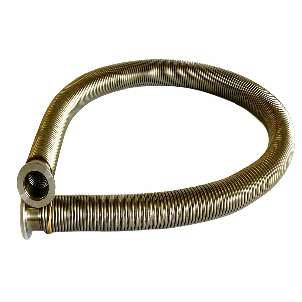 QSP KF-25 SS304 Corrugated Bellows Hose NW25 Vacuum Flexible Hose KF25 Pipe Fitting Vacuum Quick Install By Quality Stainless Parts 300mm 500mm 800mm 1000mm (800mm)