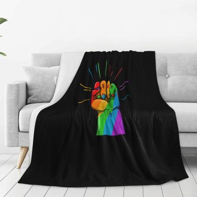 LGBT Gay Lesbian Pride Blanket Throw Bedding for All Seasons Bed Blankets Full Size Sofa Sofa Throw Blanket for Sofa Bed Cinema