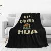 Defund The HOA Blanket Throw Bedding for All Seasons Bed Blankets Full Size Sofa Sofa Weighted Blankets for Sofa Bed Cinema view 1