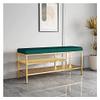 Entryway Bench, Shoe Bench for Living Room, Shoe Bench with 2 Tiers Storage Metal Frame Shoe Rack with Foot Pad Design, for Entryway, Living Room, Bedroom (Size : 80 * 32 * 47 cm) view 1