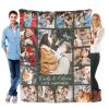 COLORSFORU Custom Blanket with Photo and Text Personalized Picture Blanket Printed in USA Customizable Gift Picture Throw for Him Her Women Men Birthday Valentine Anniversary Wedding Gift view 1