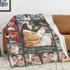 COLORSFORU Custom Blanket with Photo and Text Personalized Picture Blanket Printed in USA Customizable Gift Picture Throw for Him Her Women Men Birthday Valentine Anniversary Wedding Gift view 2