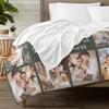 COLORSFORU Custom Blanket with Photo and Text Personalized Picture Blanket Printed in USA Customizable Gift Picture Throw for Him Her Women Men Birthday Valentine Anniversary Wedding Gift view 3