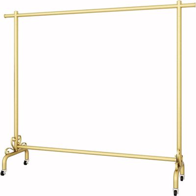Coat Racks Metal Garment Racks Freestanding Hanger Simple Clothes Rail Bedroom Coat Clothing Display Stand for Commercial Home/Gold/160X40X155Cm wwyy
