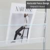 JacCos Black Foldable Floor-Standing Magazine Rack, Sturdy and Durable, Easy to Install, Suitable for Homes, Schools, Libraries, Etc. view 3