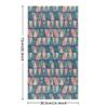 bisibuy Geometric Aztec Boho Hand Towels for Bathroom 28.3 x 14.4 Decorative Kitchen Hand Towel Soft Absorbent Bathroom Towels Set of 2 Ikat Kitchen Drying Towels Home Farmhouse Decor Gifts view 2