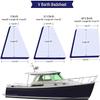 EGYLIN 100% Egyptian Cotton Universal XL-V Berth 3 Piece The Best Boat XL-V Berth Bedding Fits mattresses up to 8 Depth Sheet Set - 800 Thread Count Boat Sheet Set - Levender view 4