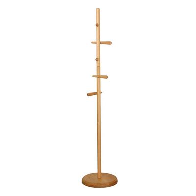 ZARUX Coat Rack Freestanding Coat Rack Simple Solid Wood Floor Bedroom Hanger Modern Minimalist Door Rack H69.29 Inches (Color : A)
