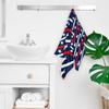 bisibuy Patriotic Star Stripe Bathroom Hand Towels Decorative Set of 2 Kitchen Towels Lightweight Absorbent 4th of July Hand Towels for Bathroom Hand Kitchen Home Decor Gifts view 4