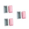 Cabilock 3sets Bread Toast Box Mold Cake Sandwich Box for Mousse Silicone Baking Mold 2pcs*3 view 1