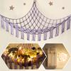 RelaxScene Stuffed Animal Hammock Corner with LED Light - Toy Storage Hammock Plushie Net Organizer - Teddy Bear Stuffy Hammock - Purple Nursery Decor Baby Kids Bedroom Nursery Furniture view 1