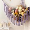 RelaxScene Stuffed Animal Hammock Corner with LED Light - Toy Storage Hammock Plushie Net Organizer - Teddy Bear Stuffy Hammock - Purple Nursery Decor Baby Kids Bedroom Nursery Furniture view 2
