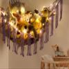 RelaxScene Stuffed Animal Hammock Corner with LED Light - Toy Storage Hammock Plushie Net Organizer - Teddy Bear Stuffy Hammock - Purple Nursery Decor Baby Kids Bedroom Nursery Furniture view 3
