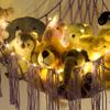 RelaxScene Stuffed Animal Hammock Corner with LED Light - Toy Storage Hammock Plushie Net Organizer - Teddy Bear Stuffy Hammock - Purple Nursery Decor Baby Kids Bedroom Nursery Furniture view 4