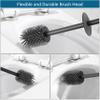 BVL Toilet Brush and Holder Set Black Freestanding for Bathroom view 3
