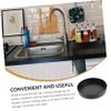 Ciieeo 360degree Rotating Seasoning Tray Stainless Steel Organizer for Kitchen and Makeup Storage Single Layer Rack Practical Household Storage view 2