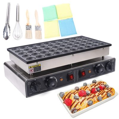 36 Holes Electric Mini Pancakes Maker Machine, 1000W Commercial Dutch Mini Pancake Griddle, Commercial Pancake Maker Machine, Ideal for Breakfast, Snacks, Desserts,Fast Cooking 1-5min