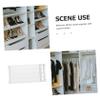 MAGICLULU Adjustable Shelf Divider for Closet Organization Expandable Storage Rack for Shoes Books and Clothes No Tools Required Fits for Bedroom and Bathroom Storage view 3