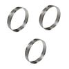 Cabilock 3pcs Stainless Steel Baking Mold Tart Ring Mousse Mold Non-stick Coating for Cheese Cakes view 1