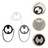 Kichvoe 3pcs Silicone Coffee Cup Sleeve Handle Heat Insulated Grip for Mugs and Tea Cups Versatile Outdoor Beverage Carrier Thickened Design for Easy Handling view 3