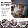 Daneey Headboard Pillow Queen Large Headboard Wedge Pillow Bolster Pillow for Bed Reading Pillow Adult Back Pillow for Sitting in Bed Wedge Pillow Headboard with Removable Blue Breathable Cover view 3