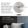 8/12 Inch Farmhouse Decor Wall Clock Industrial Large Decorative Metal Clock Home Hanging Decor, Wall Clock Modern for Kitchen Bathroom Bed view 3