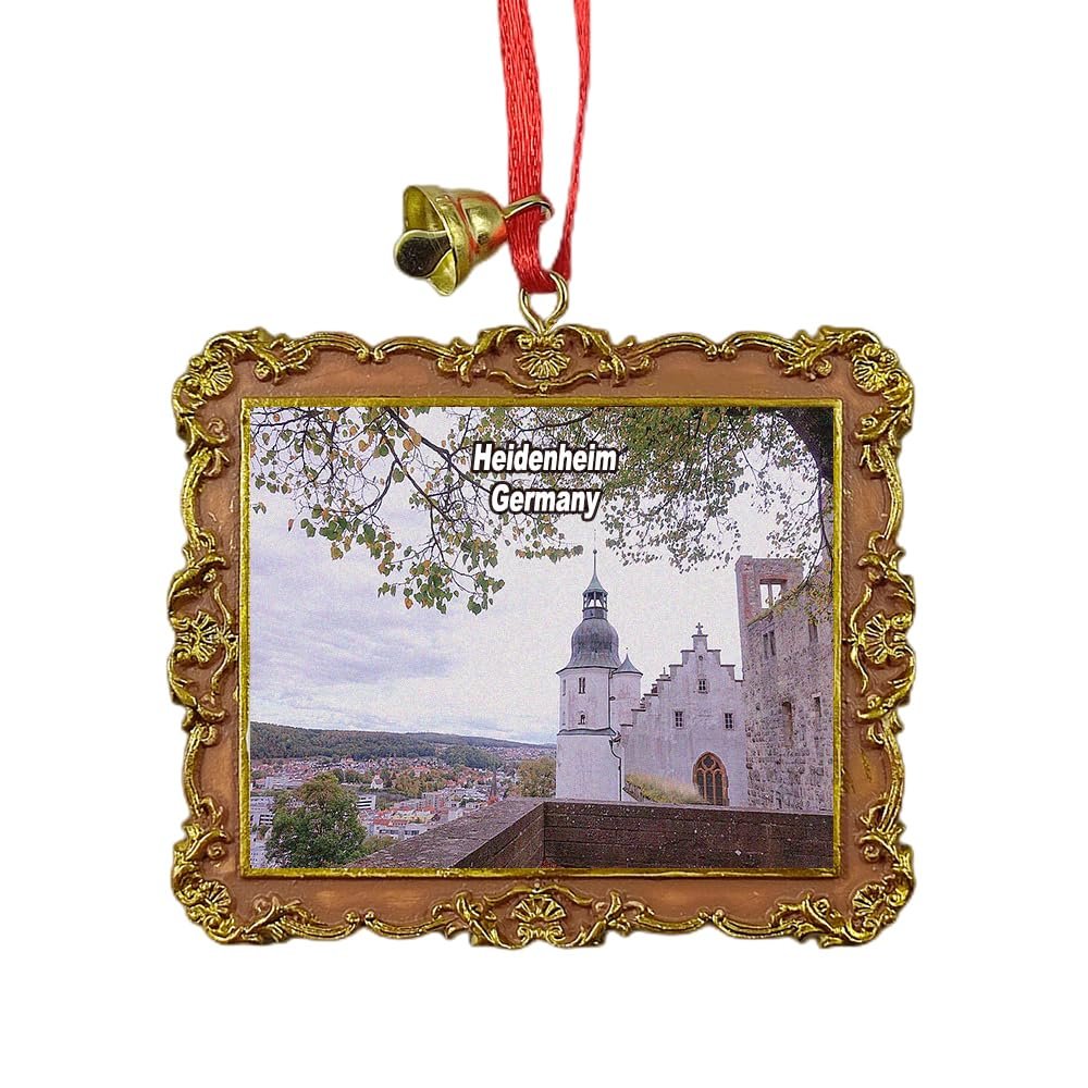 Heidenheim Baden Wrttemberg Germany Travel Souvenir Xmas Tree Ornament Hanging Pendant Home Christmas Party Decoration