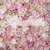 Pink Artificial Flower Wall Panels,Simulation Flower 3D Cloth Bottom Floral Wall Mat Silk Rose Flower Panels for Backdrop Wedding Wall Decoration (Size : 2M*2M) view 4