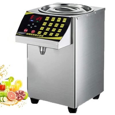 Automatic Syrup Dispenser Fructose Dispenser, Stainless Steel, 360W Bubble Tea Equipment Fructose Quantitative Machine For Milk Tea Shop Coffee Shop Bakery Buffet