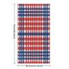 bisibuy 4th of July Pattern Bathroom Hand Towels Decorative Set of 2 Kitchen Towels Lightweight Absorbent Gingham Hand Towels for Bathroom Hand Kitchen Home Decor Gifts view 2