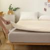 OBONG Mattress Topper Cotton Queen Extra Soft Pillow Top Mattresses Toppers King Twin Cotton Filling Breathable Mattress Pad for Guest Room College Dorm (Size : Queen-150 * 200cm) view 4