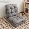 BaNbe Lazy Sofa Living Room Simple Nordic Simple Internet Celebrity Rental Bedroom Apartment Single Double Small Apartment Sofa (Color : Dark Gray, Size : 90cm) view 1
