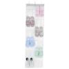 Gavigain 24 Pockets Hanging Storage Bags, Transparent Storage Bag Over The Door Shoe Organizer Holder Organizer for Shoes Small Items Sneakers RV view 1