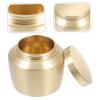 Cabilock 2pcs Mini Canister Holder Craft Tea Sealing Canister Ideal for Kitchen Decor Tea Storage view 2