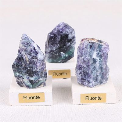 BAKYAR Natural Gemstones Tumbled Stones 1 Piece Geode Agate Natural Crystal Coloring Sample Freeform Mineral Stones U200BHOME Decoration Craft Manual Cutting Colouring (Color : Colourful Fluorite)