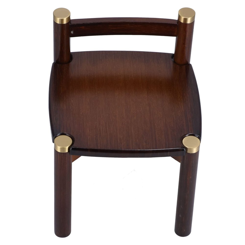 Leapiture Bamboo Chair Kid Chair Low Dining Chair Modern Chair Farmhouse Kitchen Chair Desk Chair for Kitchen Garden Courtyard