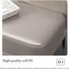 HOBIBA Shoe Storage Bench, Entryway Shoe Bench with PU Cushion Seat, Loveseat Accent Bench Bed Bench with Backrest Organizer(Color:A) view 4
