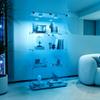 Zacis Glass Display Cabinet with Lights and Lock, 4-Tier Display Case Curio Cabinet with Glass Door, Floor Standing Showcase for Living Room Bedroom Home Office 31" W x 14.3" D x 64.5" H view 1