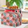 JSLXYYBQ Cute Doughnut Toaster Covers 2 Slice Wide Slot Dustproof Fingerprint Protectors and Greasy Protection Anti-sputtering Machine Washable Women Gift,Pink view 4