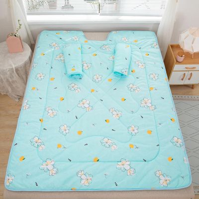 XHCTNN Winter Lazy Quilt with Sleeves - Warm Thickened Soft Wearable Quilt Lazy Bed Couch Quilt Adult Walking Blanket Full Body Wrap Against for Home Office Travel(D,150 * 200cm/59 * 79")